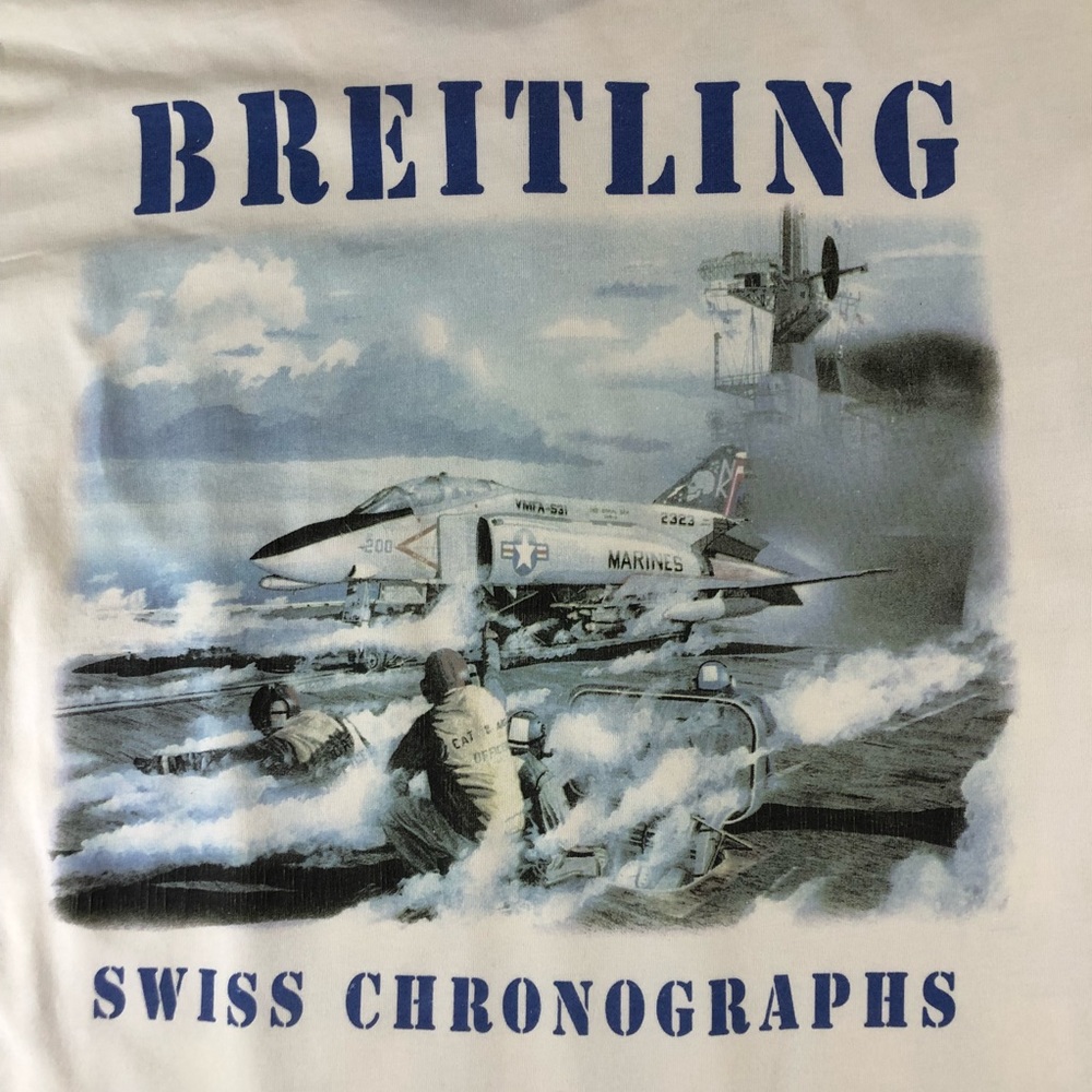 Breitling Swiss Watches Chronographs Vintage Tee - Picture 6 of 13